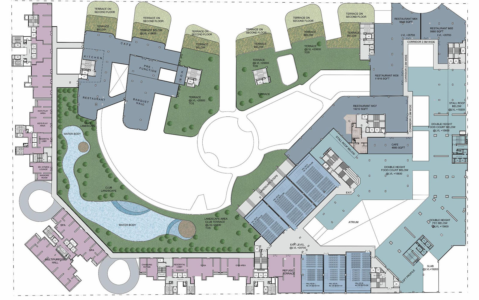 M3M The Cullinan site plan