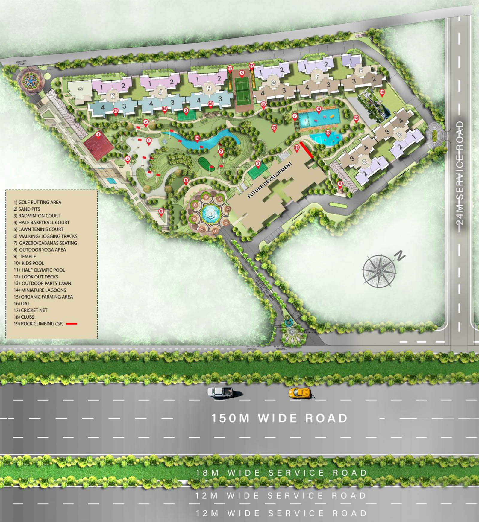 M3M Mansion Site Plan